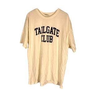 Oak Collective Tailgate Club Vintage Wash Graphic T Shirt Size XL